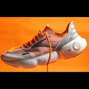 Brooks Athletic Shoes - Orange and White